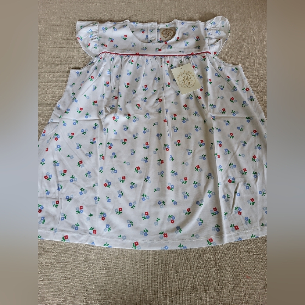 The Beaufort Bonnet Company Dowell Day Top Size 14 NWT Myers Park Mini Floral